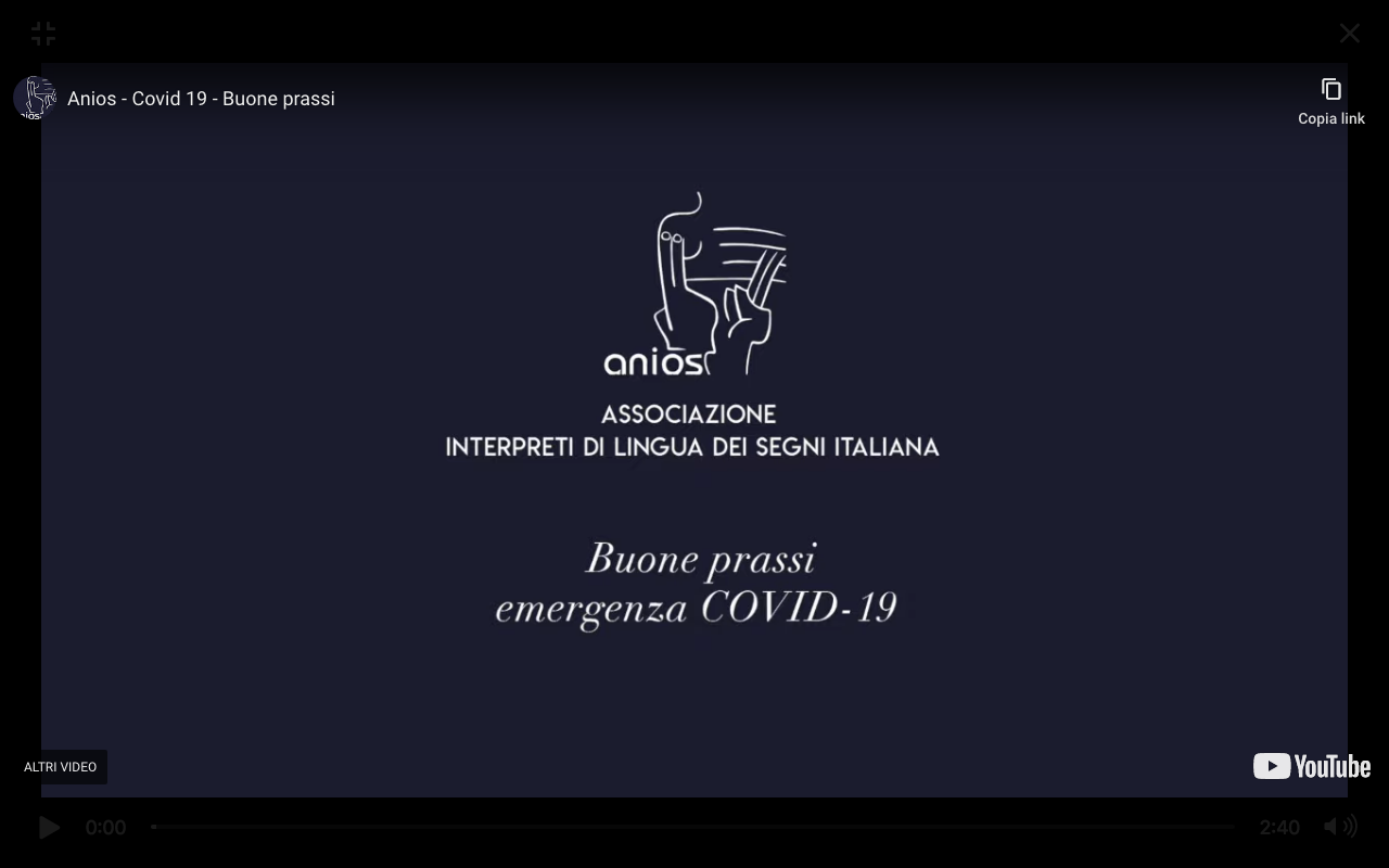 COVID - buone prassi